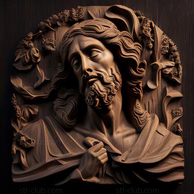 3D model st jesus (STL)